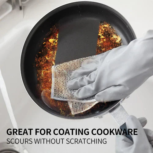 Wire Dish Cloth 🧼 | Complete Kitchen Cleaning Set Of 4 🔥