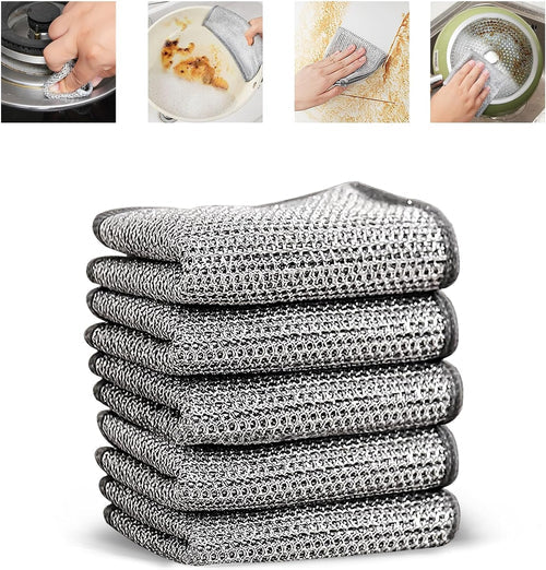 Wire Dish Cloth 🧼 | Complete Kitchen Cleaning Set Of 4 🔥