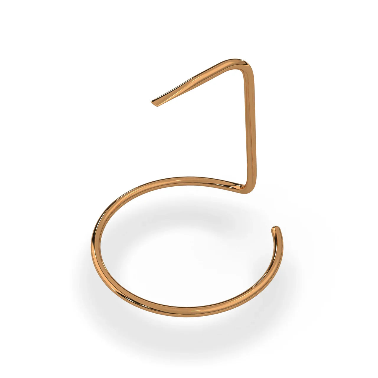 Golden Brass Akhand Jyot Diya with Adjustable Bati