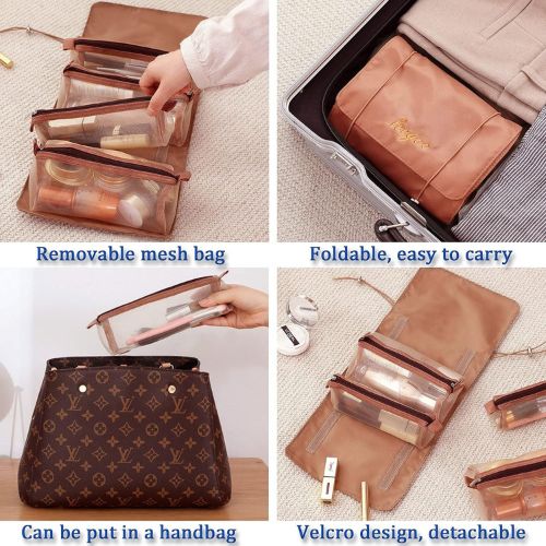 ✨Hanging Roll-Up Makeup Bag