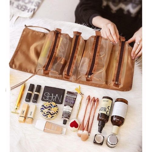 ✨Hanging Roll-Up Makeup Bag