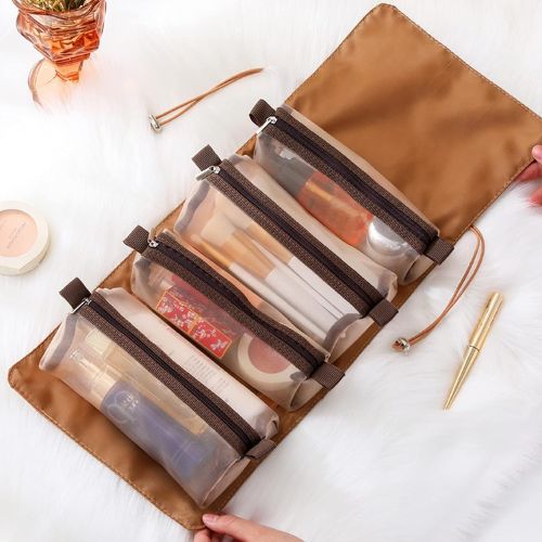 ✨Hanging Roll-Up Makeup Bag