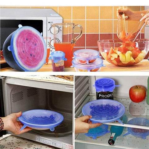 Multipurpose Silicone Lid - Reusable & Microwave Safe