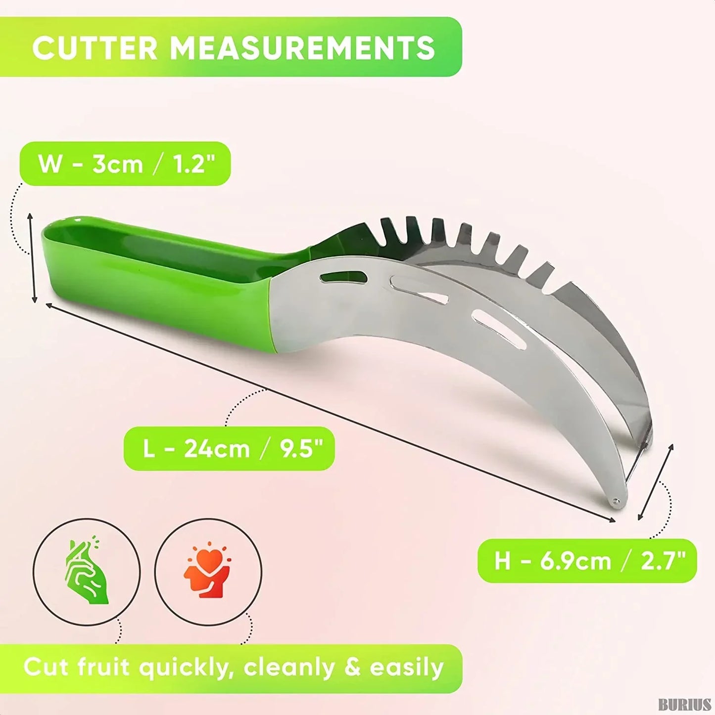 Stainless Watermelon Slicer Cutter Tool