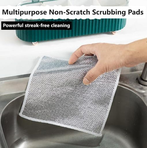 Wire Dish Cloth 🧼 | Complete Kitchen Cleaning Set Of 4 🔥