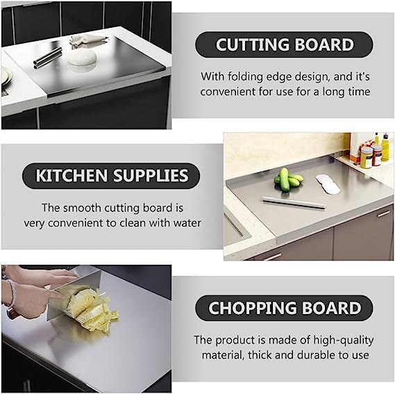 Stainless Steel Kitchen Countertop | 🛡️ Heavy Duty Steel™